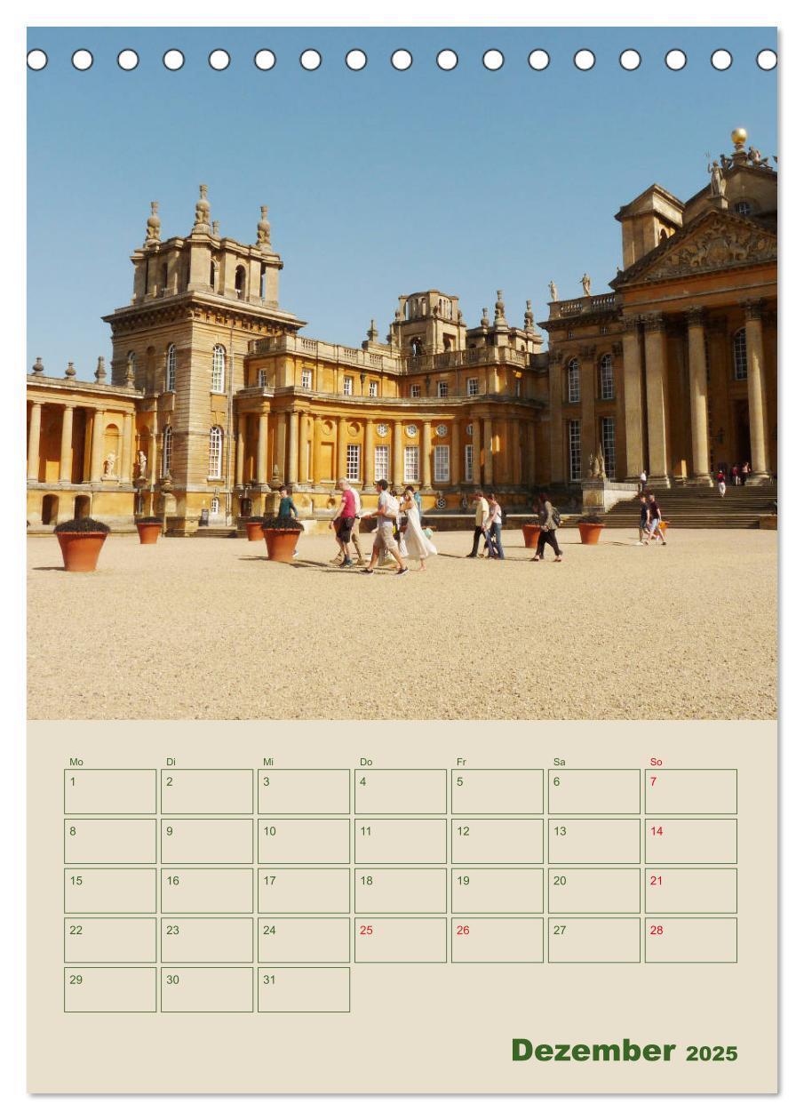 Bild: 9783435969562 | Schlösser und Gärten in England (Tischkalender 2025 DIN A5 hoch),...