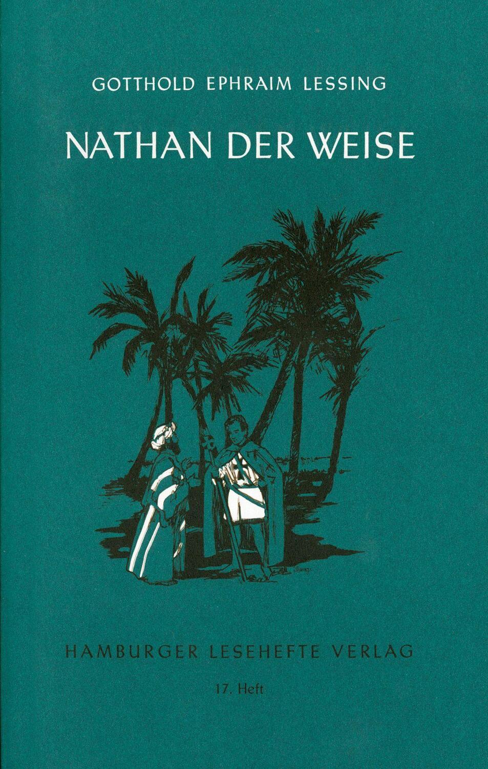 Cover: 9783872910165 | Nathan der Weise | Ein dramatisches Gedicht in fünf Aufzügen | Lessing