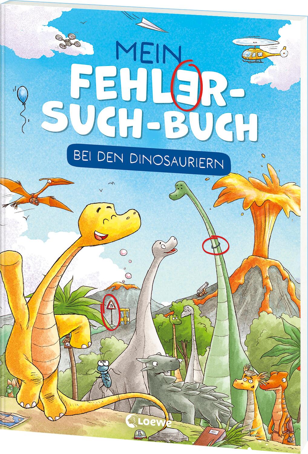 Cover: 9783743216778 | Mein Fehler-Such-Buch - Bei den Dinosauriern | Rätseln | Taschenbuch