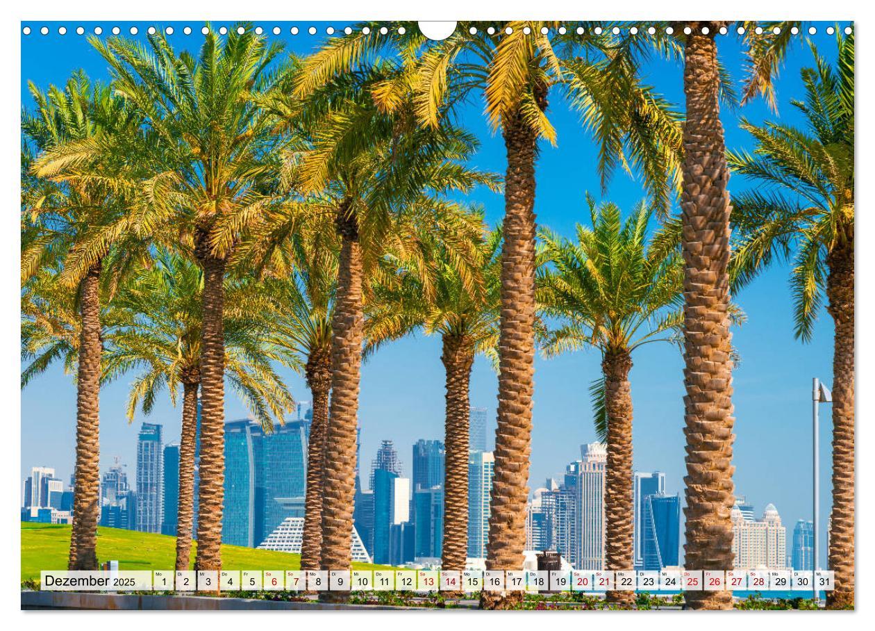 Bild: 9783435141944 | Doha - Hauptstadt von Katar (Wandkalender 2025 DIN A3 quer),...