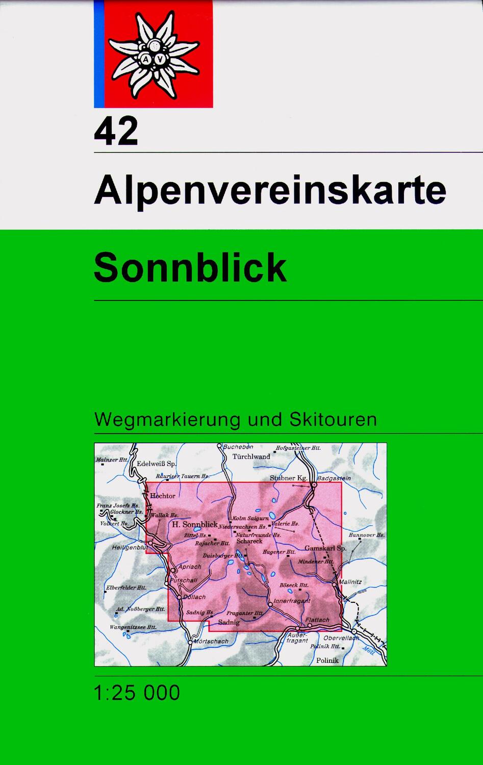 Cover: 9783928777773 | DAV Alpenvereinskarte 42 Sonnblick 1 : 25 000 Wegmarkierung | Deutsch