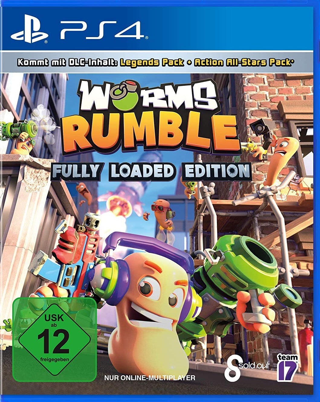Cover: 5056208809278 | Worms Rumble - Fully Loaded Edition (PS4) | Blu-ray | Deutsch | 2021