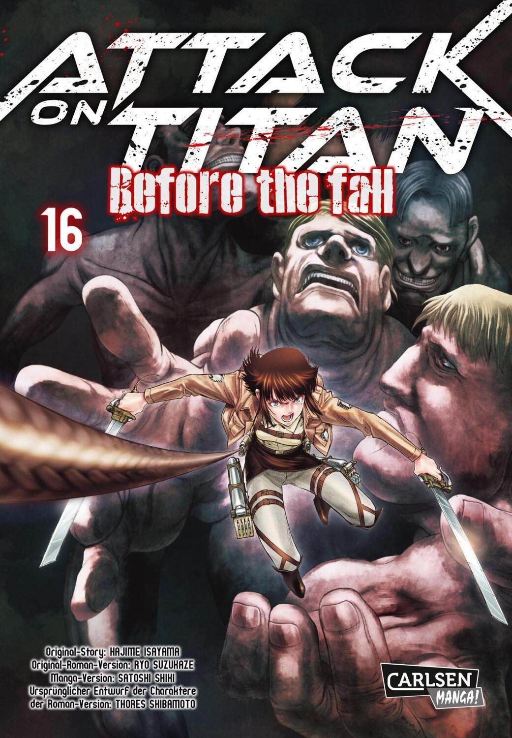 Cover: 9783551746481 | Attack on Titan - Before the Fall 16 | Hajime Isayama (u. a.) | Buch