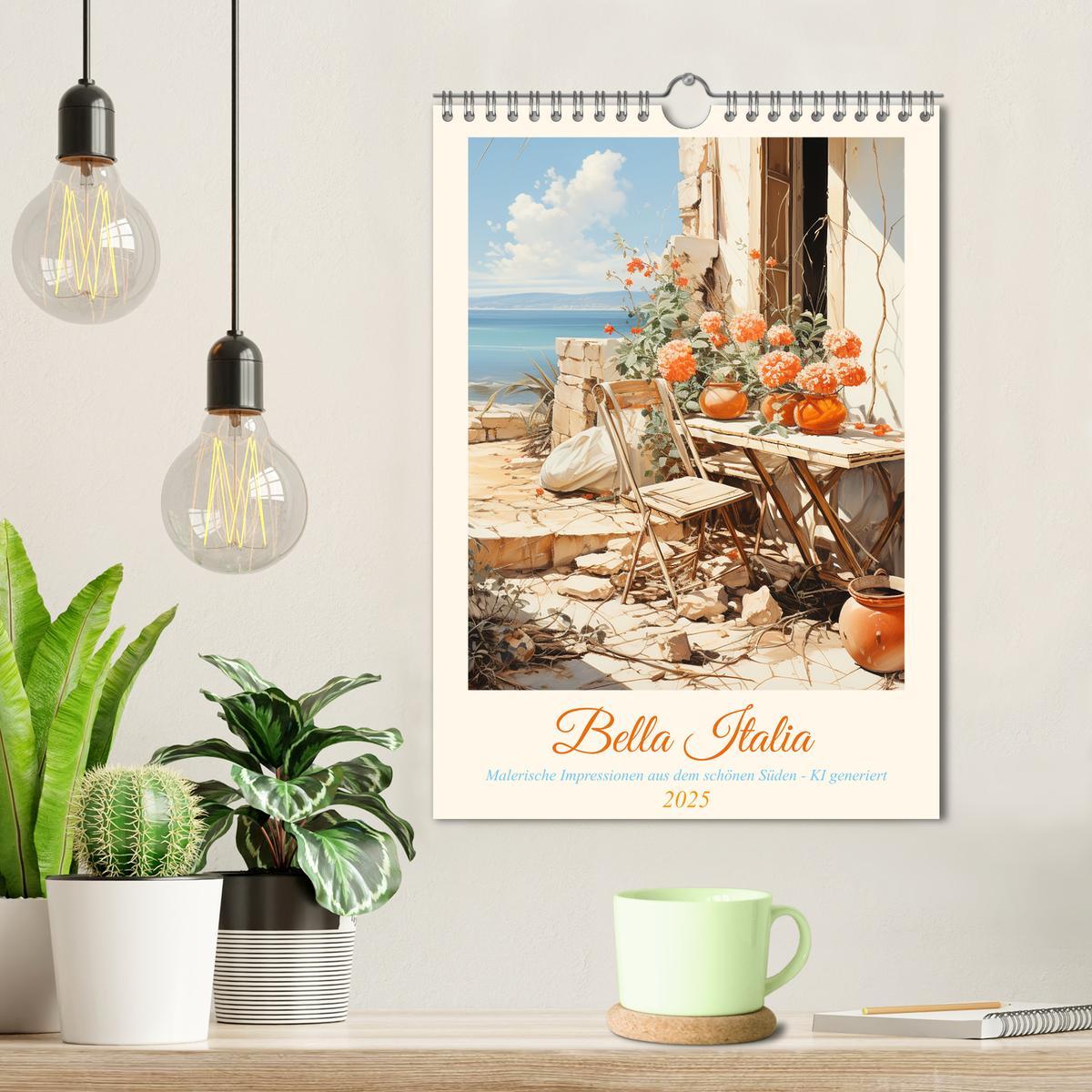 Bild: 9783435856473 | Bella Italia (Wandkalender 2025 DIN A4 hoch), CALVENDO Monatskalender