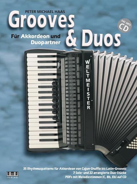 Cover: 9783899221961 | Grooves &amp; Duos | Für Akkordeon und Duopartner | Peter Michael Haas