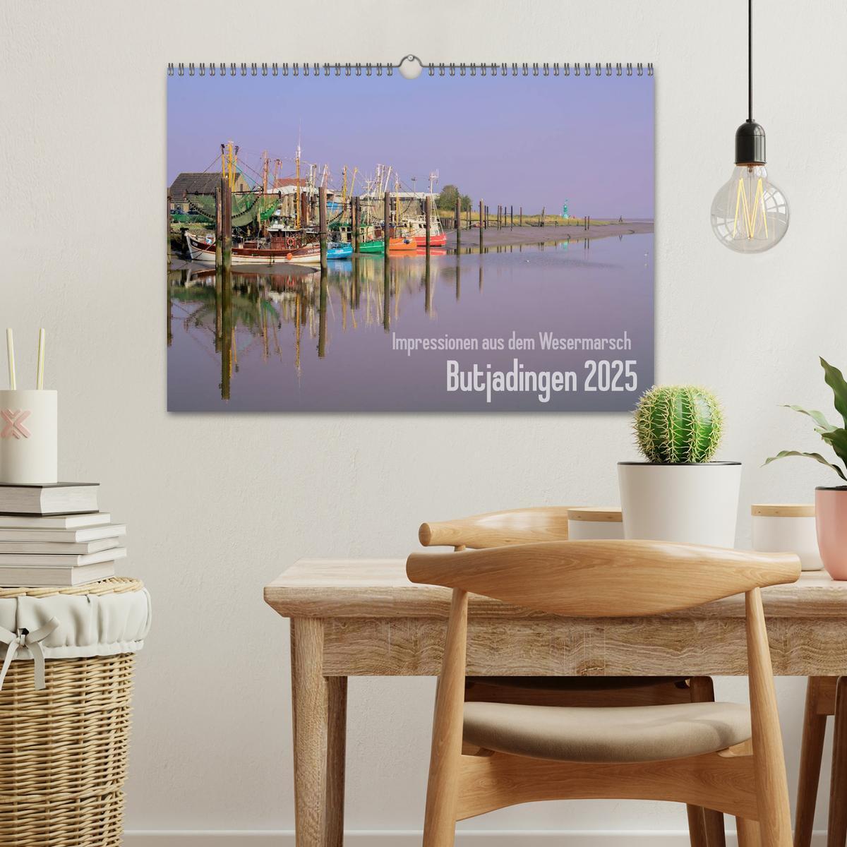 Bild: 9783435651740 | Impressionen aus dem Wesermarsch - Butjadingen 2025 (Wandkalender...