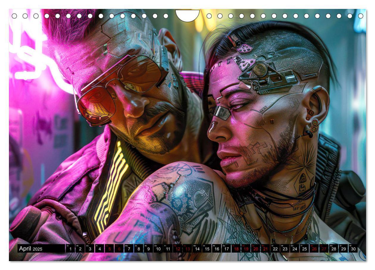 Bild: 9783435819461 | Cyberpunk - Hochtechnisierte Neonwelt (Wandkalender 2025 DIN A4...