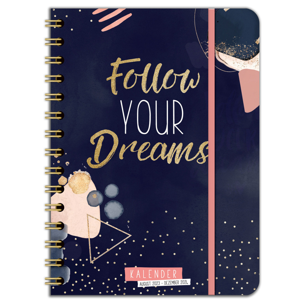 Cover: 4260188017153 | Kalender 2024 "Follow Your Dreams" Terminplaner Ringbuch 2024 | 160 S.