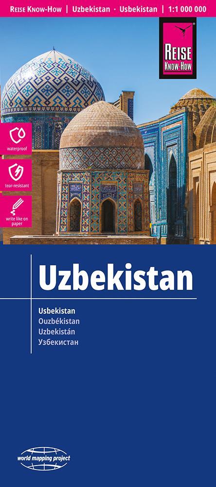 Cover: 9783831772742 | Reise Know-How Landkarte Usbekistan / Uzbekistan (1:1.000.000) | Rump
