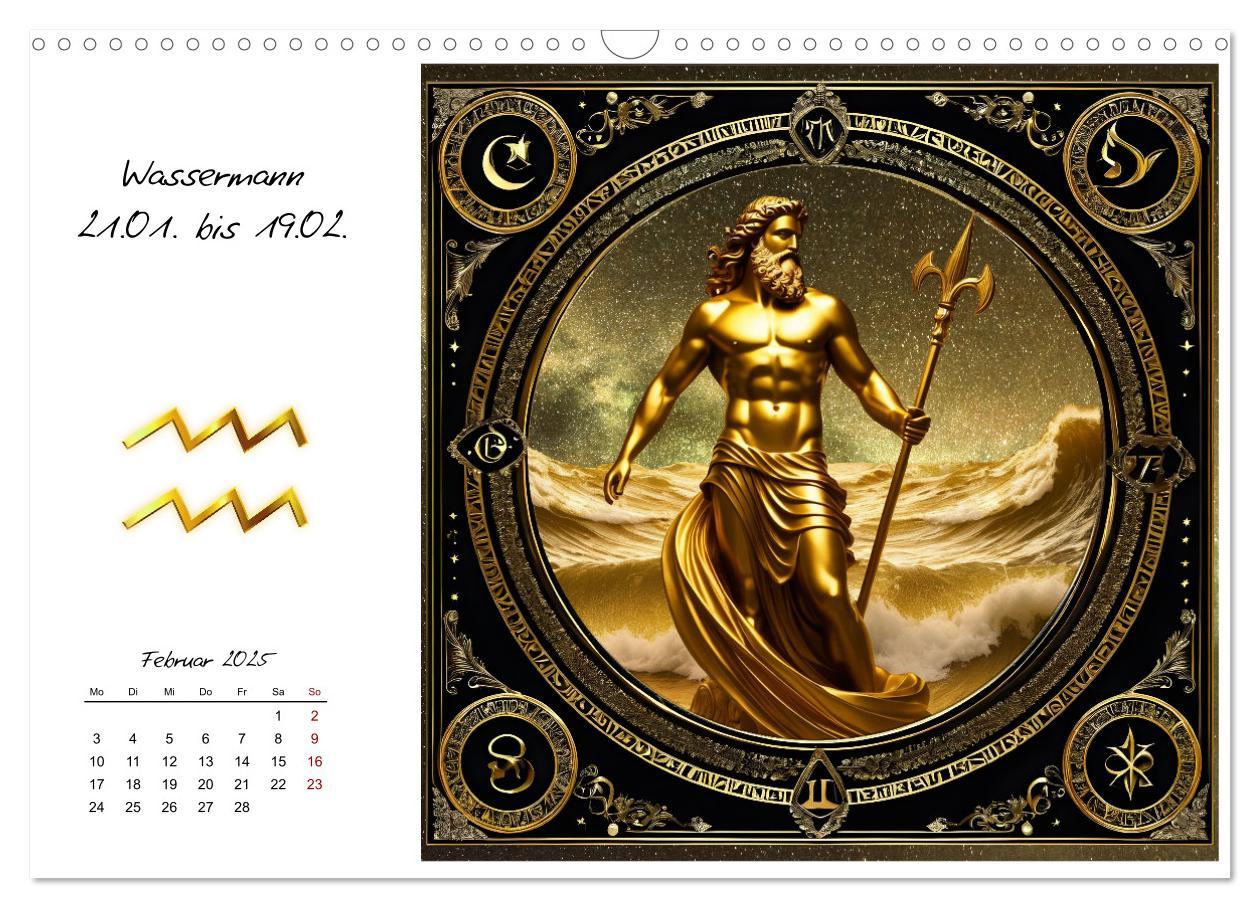 Bild: 9783457220757 | Ein Jahr in Gold (Wandkalender 2025 DIN A3 quer), CALVENDO...