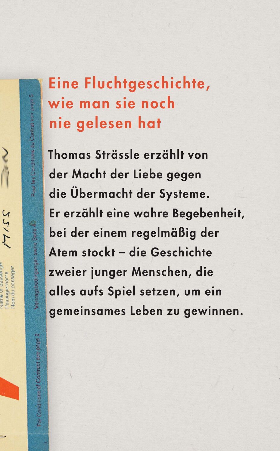 Rückseite: 9783518474488 | Fluchtnovelle | Thomas Strässle | Buch | 120 S. | Deutsch | 2024