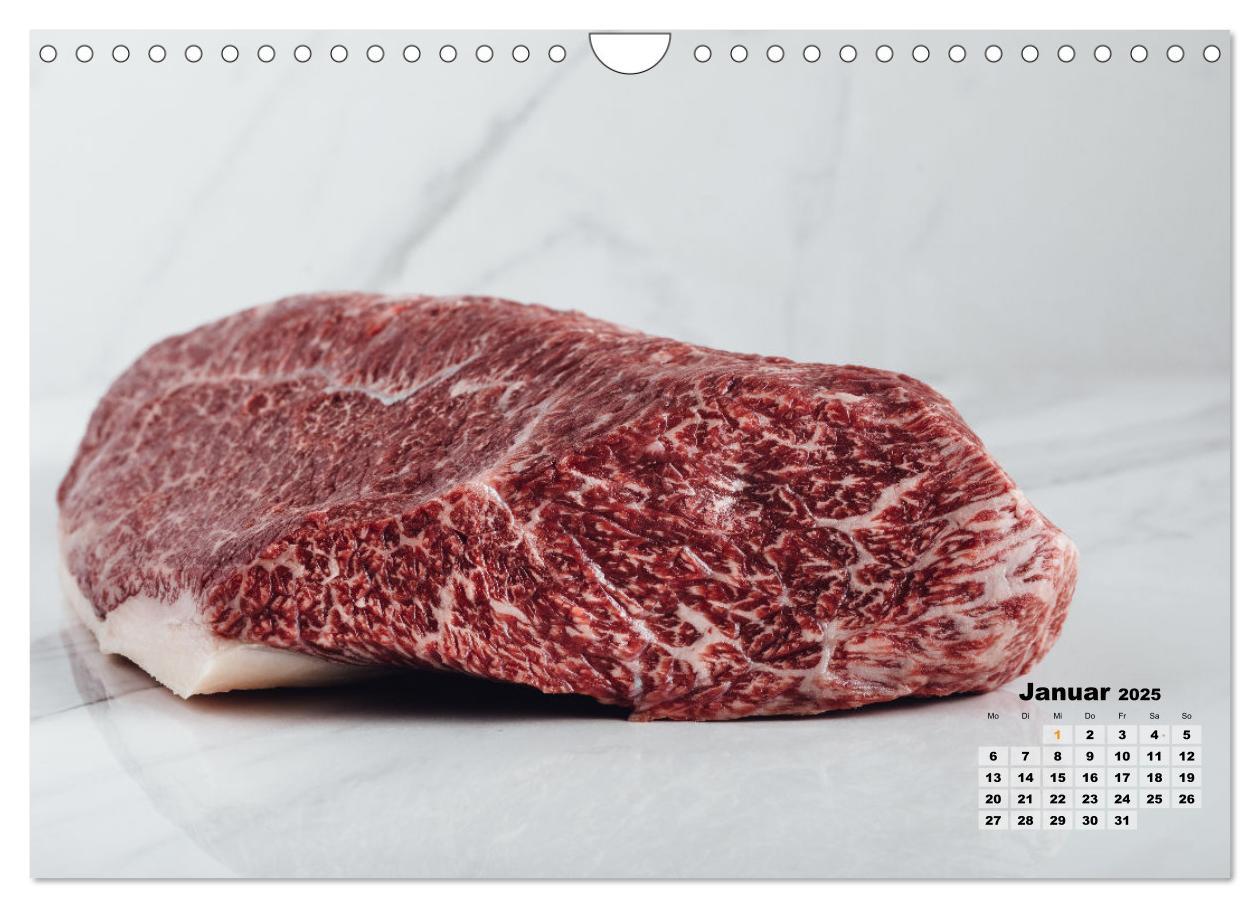 Bild: 9783435097500 | WAGYU (Wandkalender 2025 DIN A4 quer), CALVENDO Monatskalender | 2025