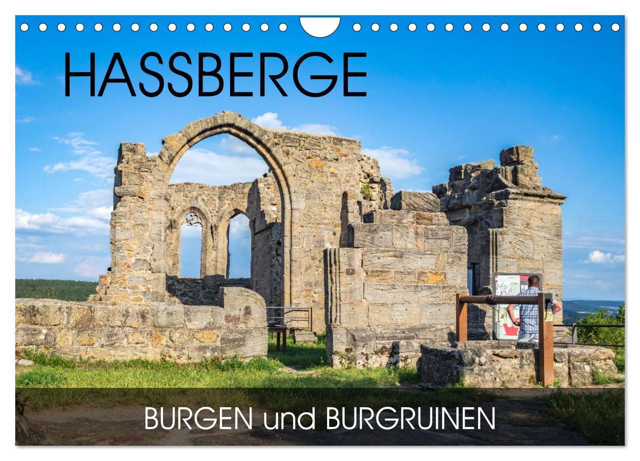 Cover: 9783383786228 | Haßberge - Burgen und Burgruinen (Wandkalender 2025 DIN A4 quer),...