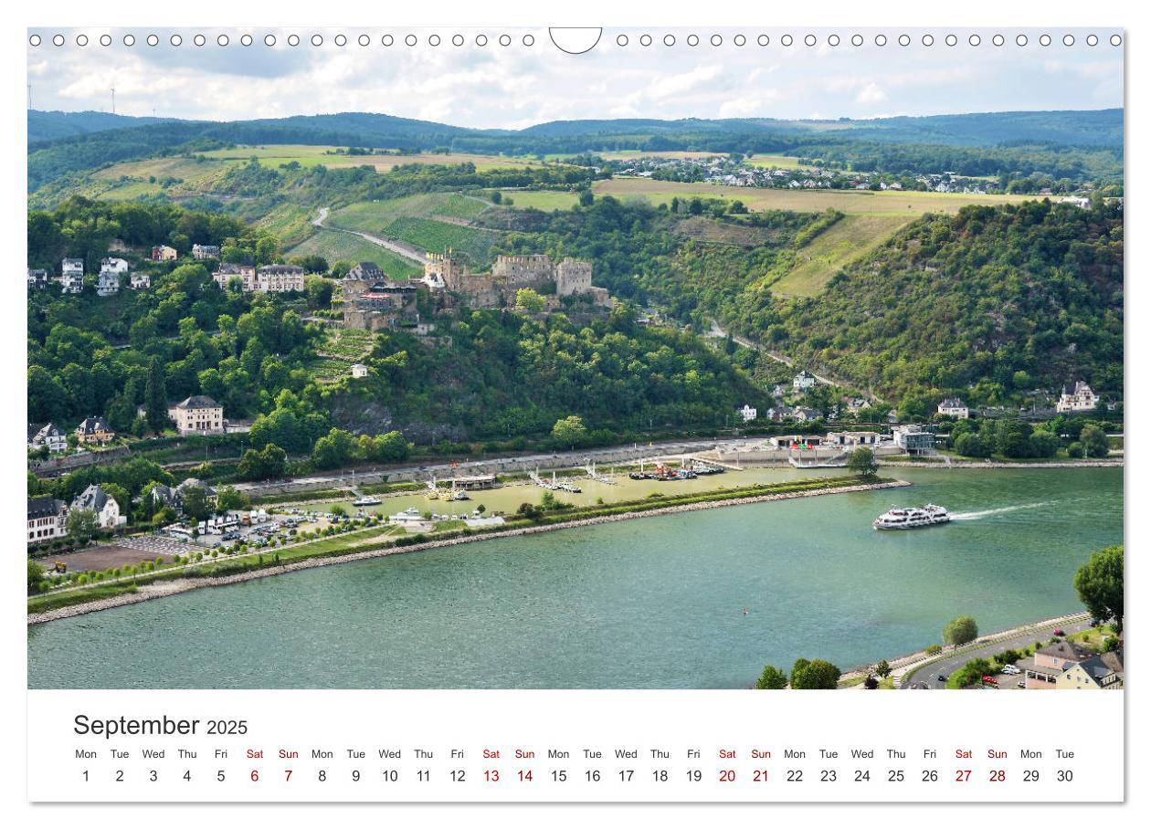 Bild: 9781325946815 | Rhine Valley and Castles (Wall Calendar 2025 DIN A3 landscape),...