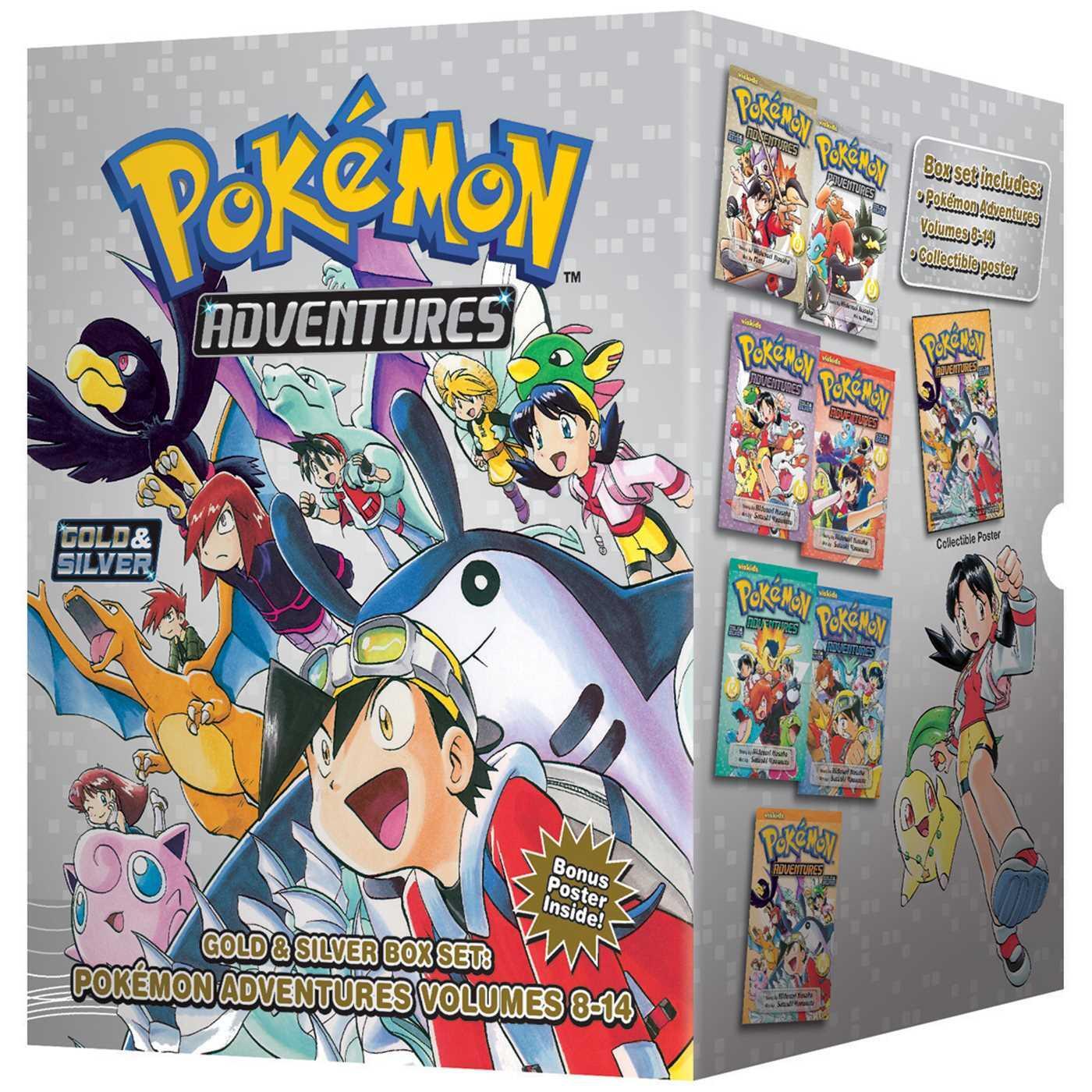 Cover: 9781421550077 | Pokemon Adventures Gold &amp; Silver Box Set (Set Includes Vols. 8-14)