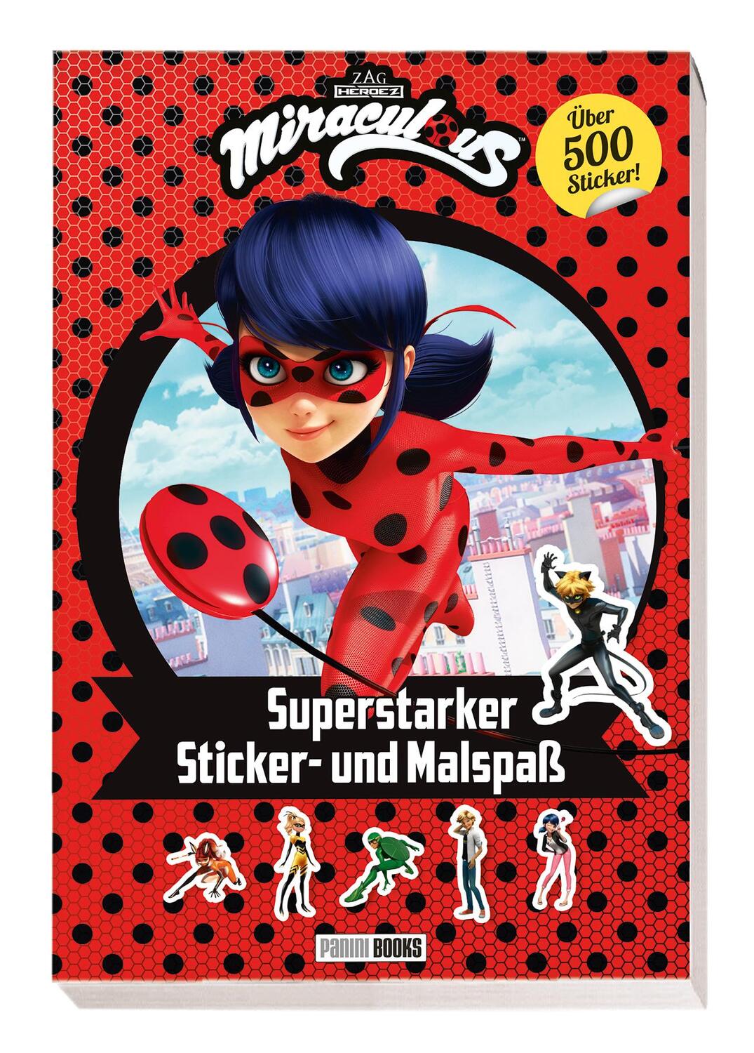 Cover: 9783833238123 | Miraculous: Superstarker Sticker- und Malspaß | über 500 Sticker