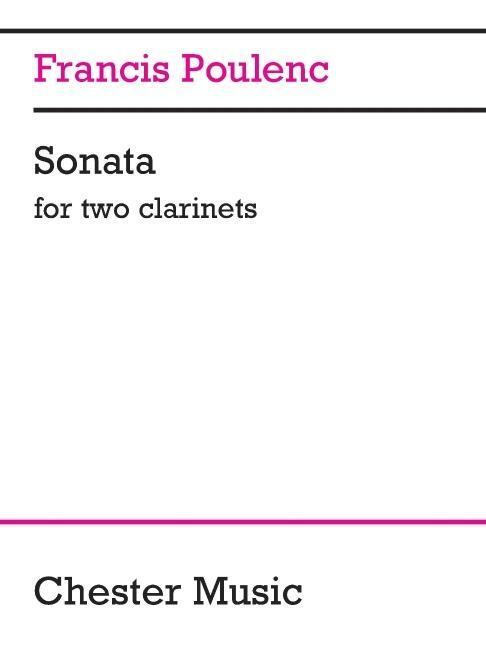 Cover: 9780711948877 | Sonata for Two Clarinets | Taschenbuch | Buch | Englisch | 1992
