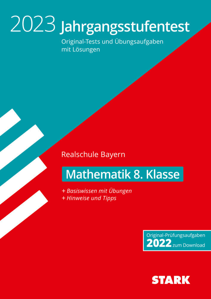 Cover: 9783849055851 | STARK Jahrgangsstufentest Realschule 2023 - Mathematik 8. Klasse -...