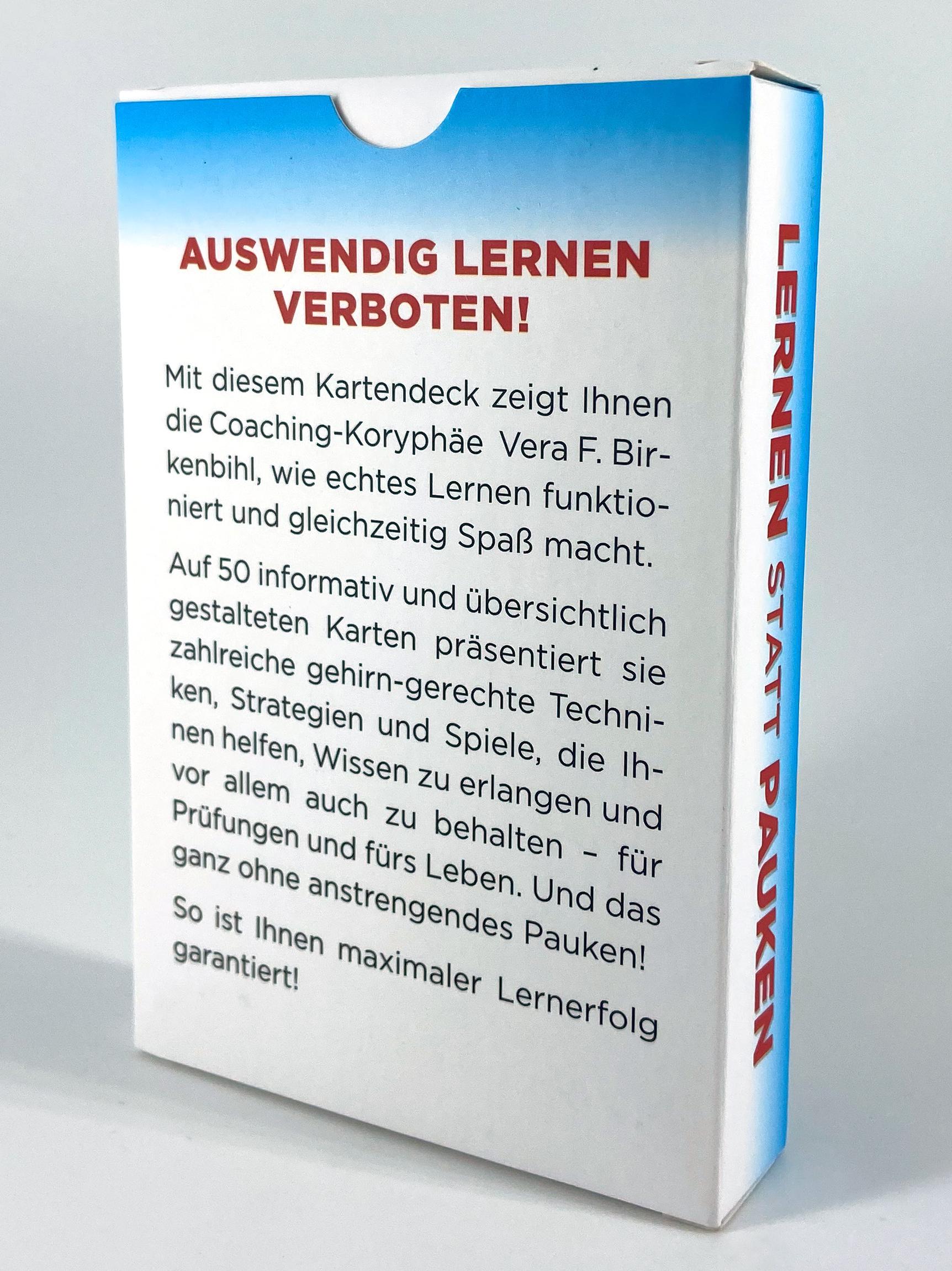 Bild: 9783747402047 | Lernen statt Pauken | 50 Übungskarten für erfolgreiches Lernen | Box