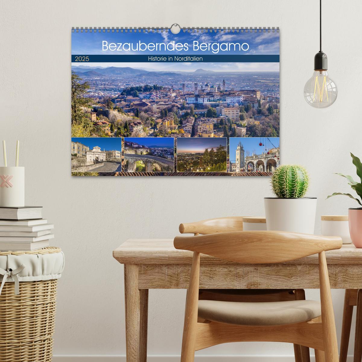 Bild: 9783457151617 | Bezauberndes Bergamo (Wandkalender 2025 DIN A3 quer), CALVENDO...