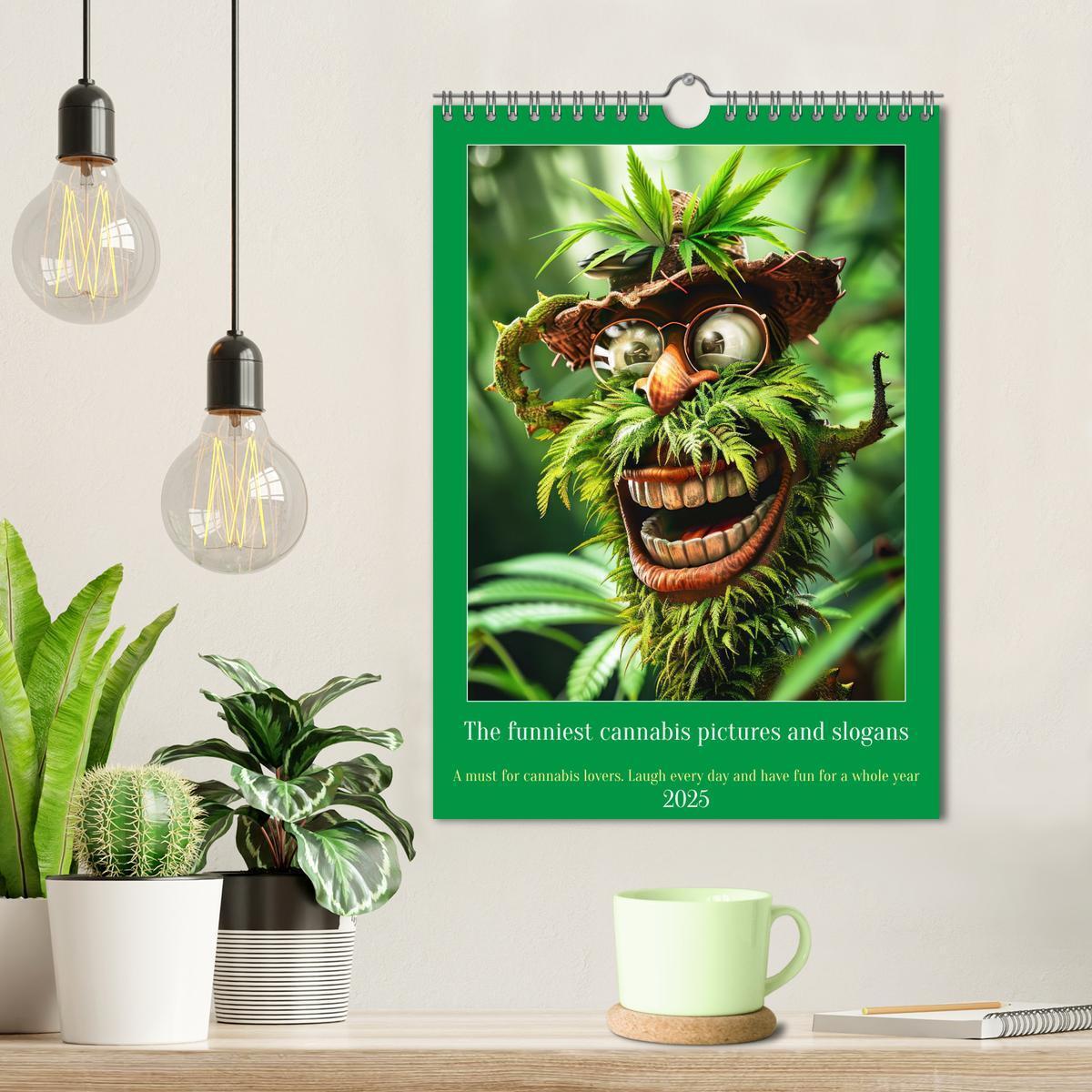 Bild: 9781325980925 | The funniest cannabis pictures and slogans (Wall Calendar 2025 DIN...