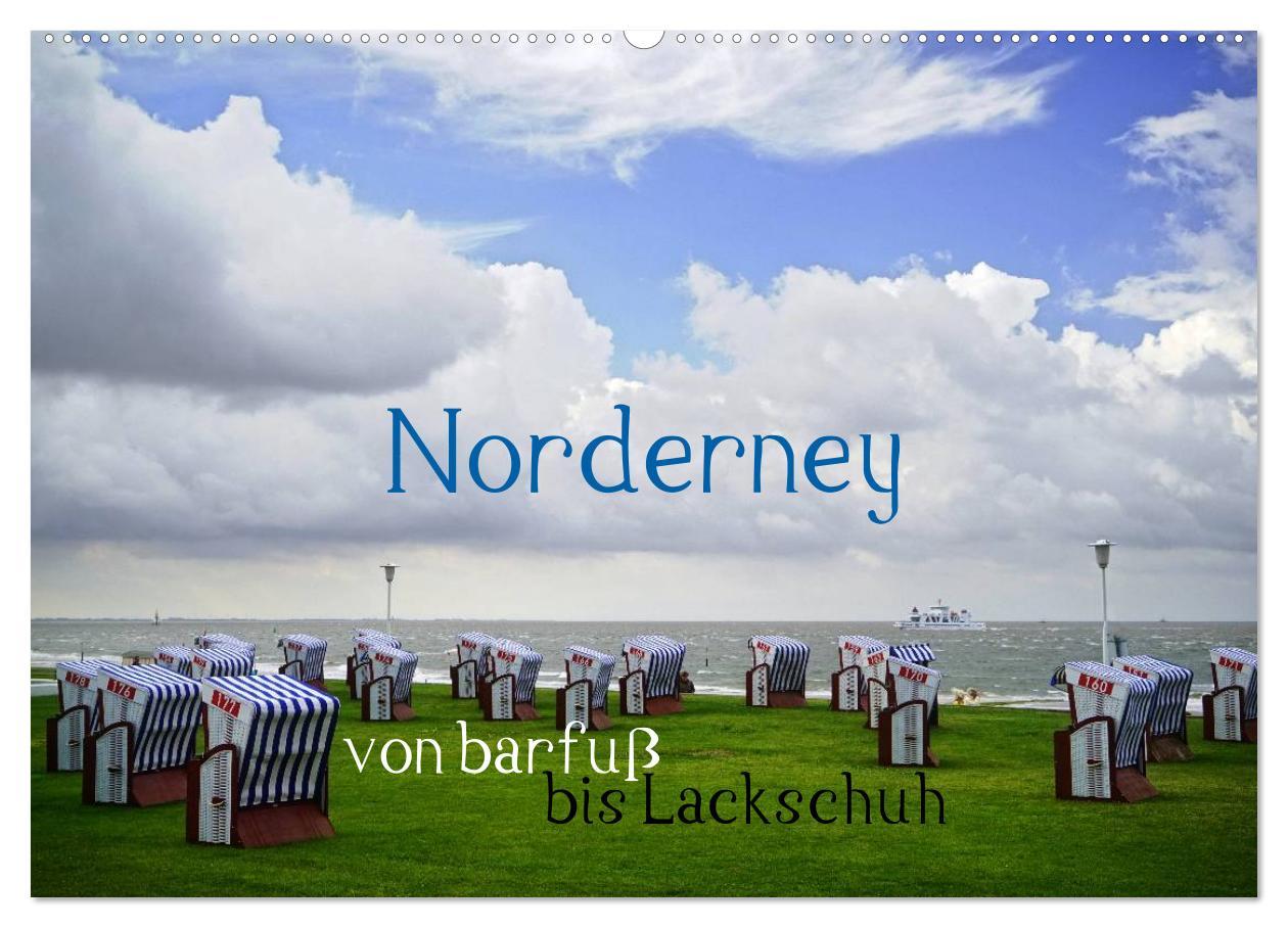 Cover: 9783435574476 | Norderney - von barfuß bis Lackschuh (Wandkalender 2025 DIN A2...