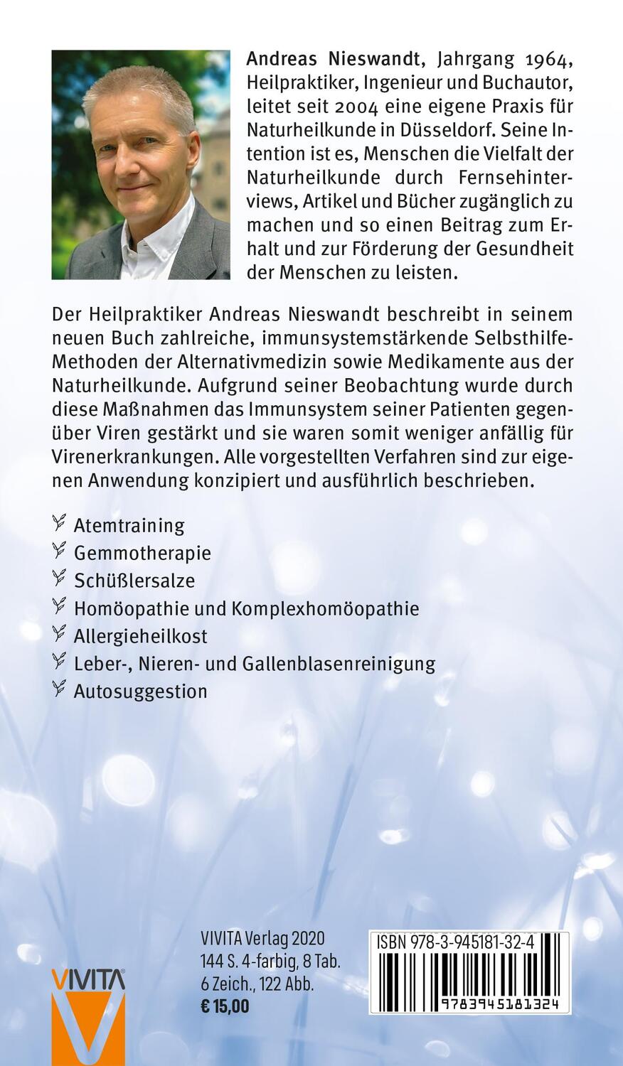 Rückseite: 9783945181324 | Virensicher | heile dich | Andreas Nieswandt | Taschenbuch | Deutsch