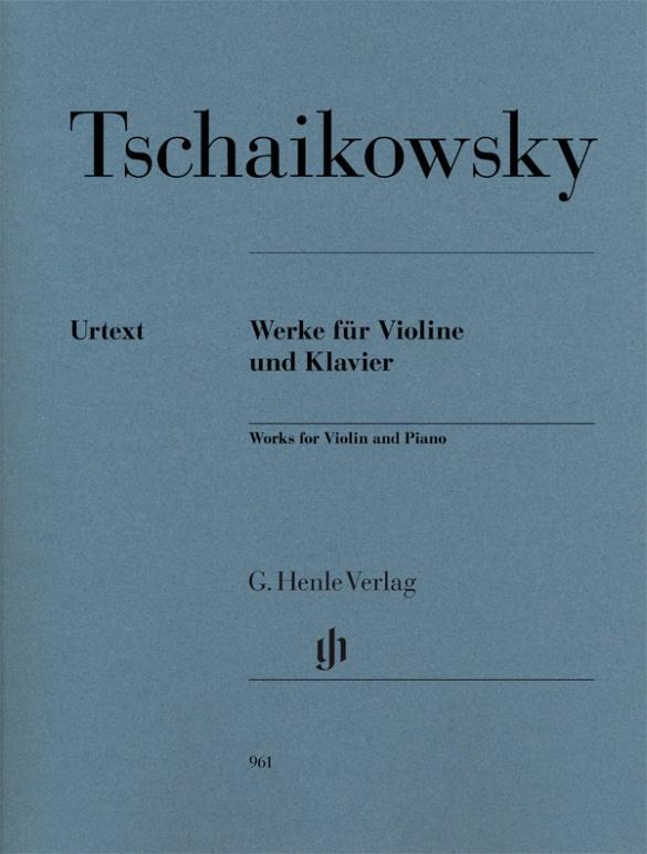 Cover: 9790201809618 | Tschaikowsky, Peter Iljitsch - Werke für Violine und Klavier | Komarov