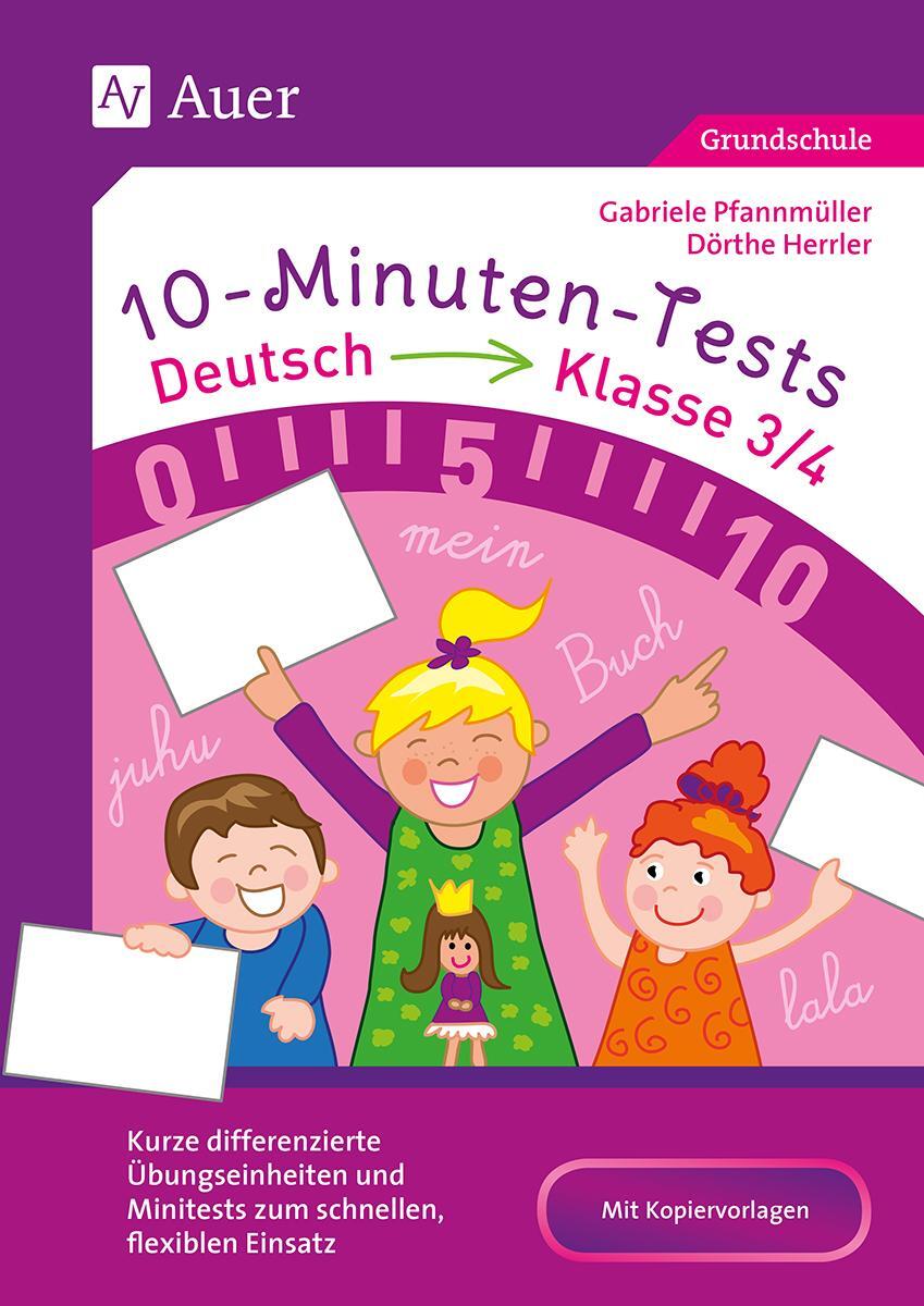 Cover: 9783403082651 | 10-Minuten-Tests Deutsch - Klasse 3/4 | Dörthe Herrler (u. a.) | 2020