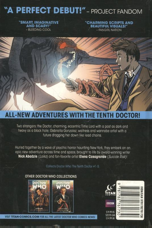 Rückseite: 9781782761730 | Doctor Who: The Tenth Doctor Vol. 1: Revolutions of Terror | Abadzis