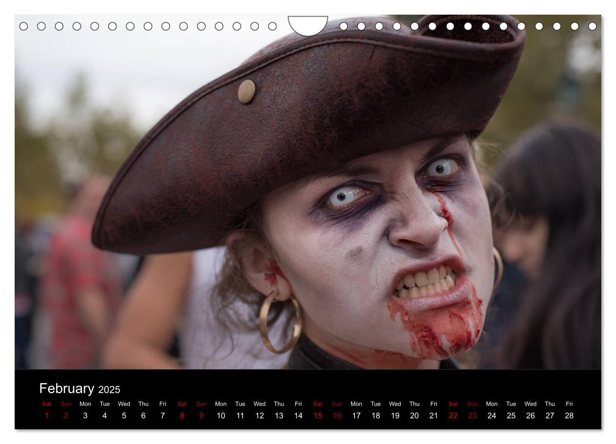 Bild: 9781325945467 | The walking dead (Wall Calendar 2025 DIN A4 landscape), CALVENDO 12...