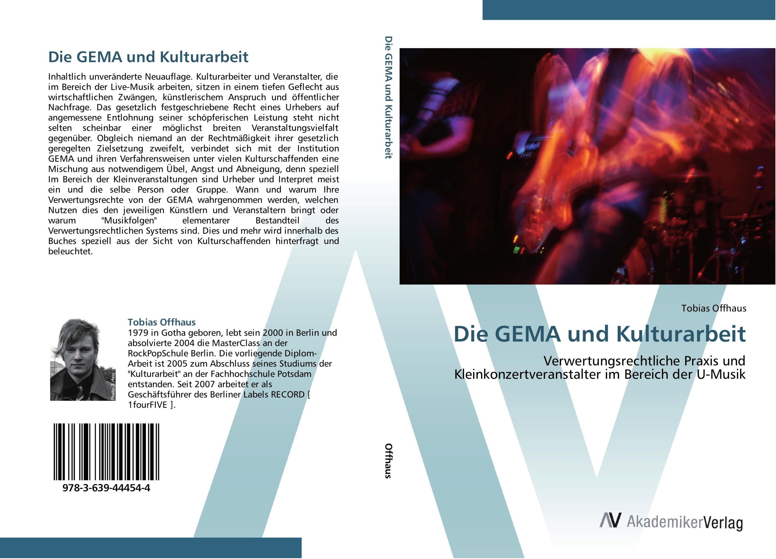 Cover: 9783639444544 | Die GEMA und Kulturarbeit | Tobias Offhaus | Taschenbuch | Paperback