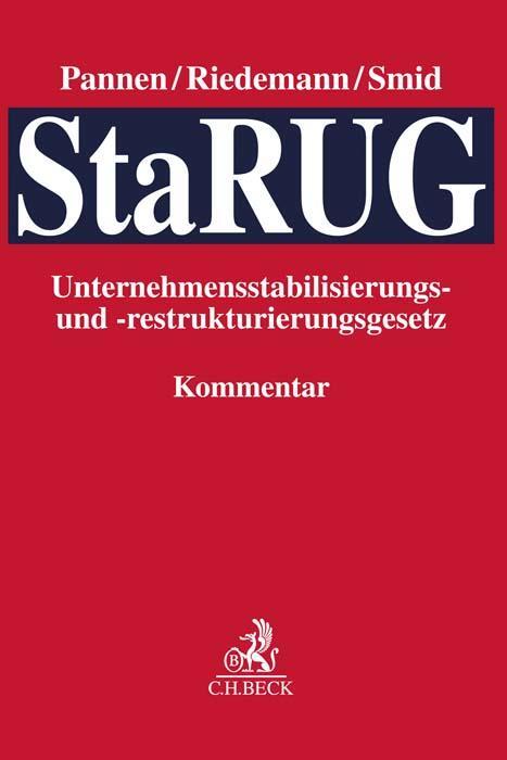 Cover: 9783406769481 | Unternehmensstabilisierungs- und -restrukturierungsgesetz (StaRUG)