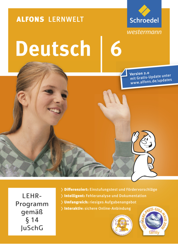 Cover: 9783507602762 | Alfons Lernwelt Lernsoftware Deutsch - aktuelle Ausgabe, CD-ROM | 2010