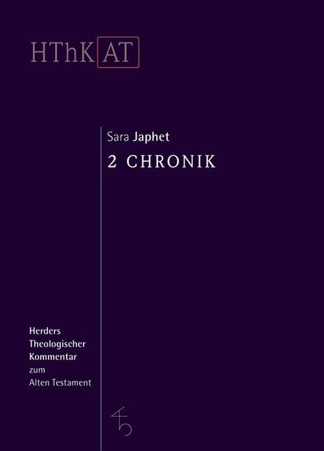 Cover: 9783451268175 | 2 Chronik | Sara Japhet | Buch | Herder, Freiburg | EAN 9783451268175