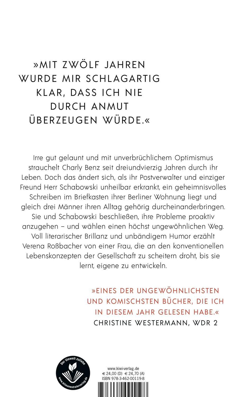 Rückseite: 9783462001198 | Mon Chéri und unsere demolierten Seelen | Verena Roßbacher | Buch