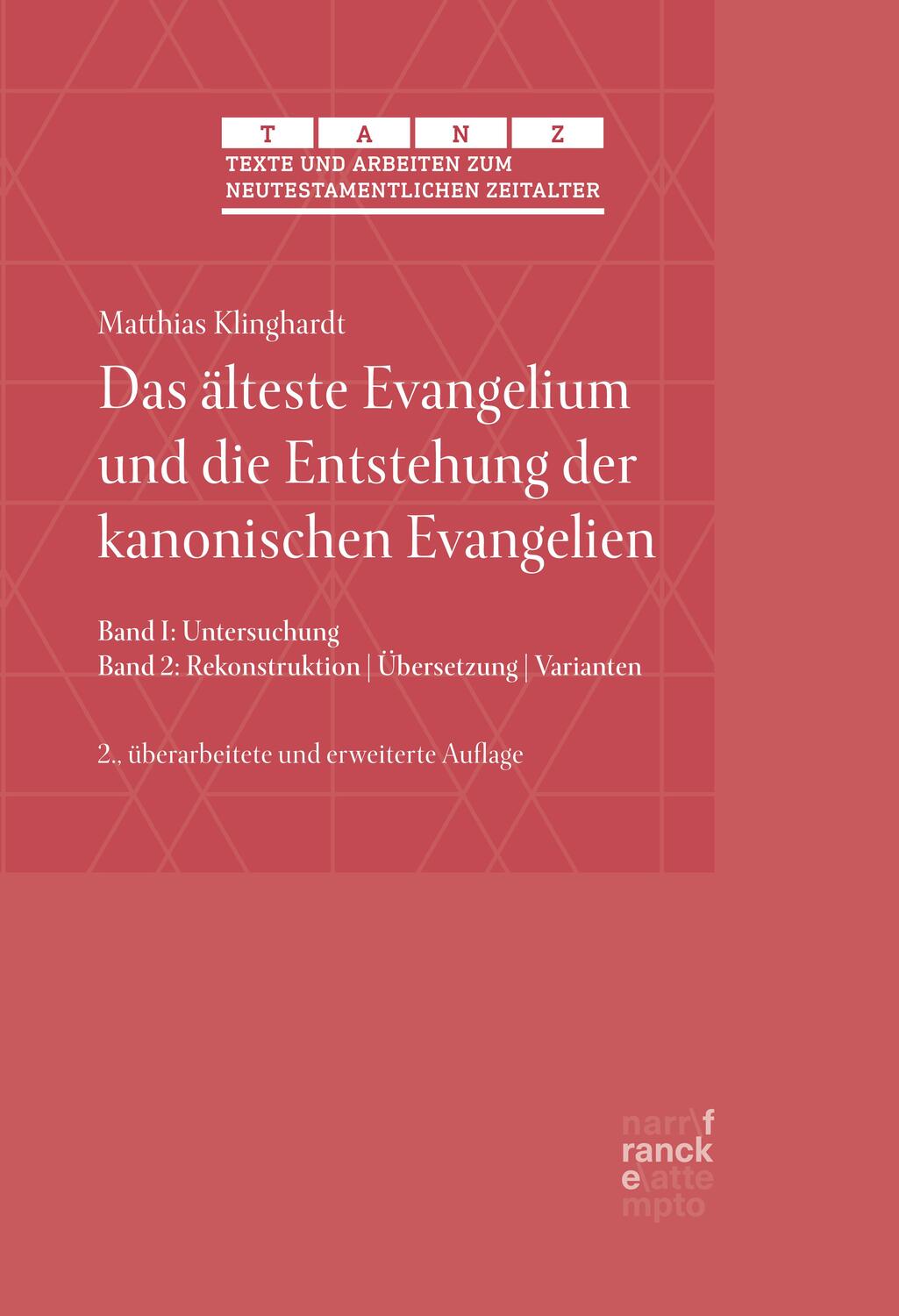 Cover: 9783772087424 | Das älteste Evangelium und die Entstehung der kanonischen Evangelien