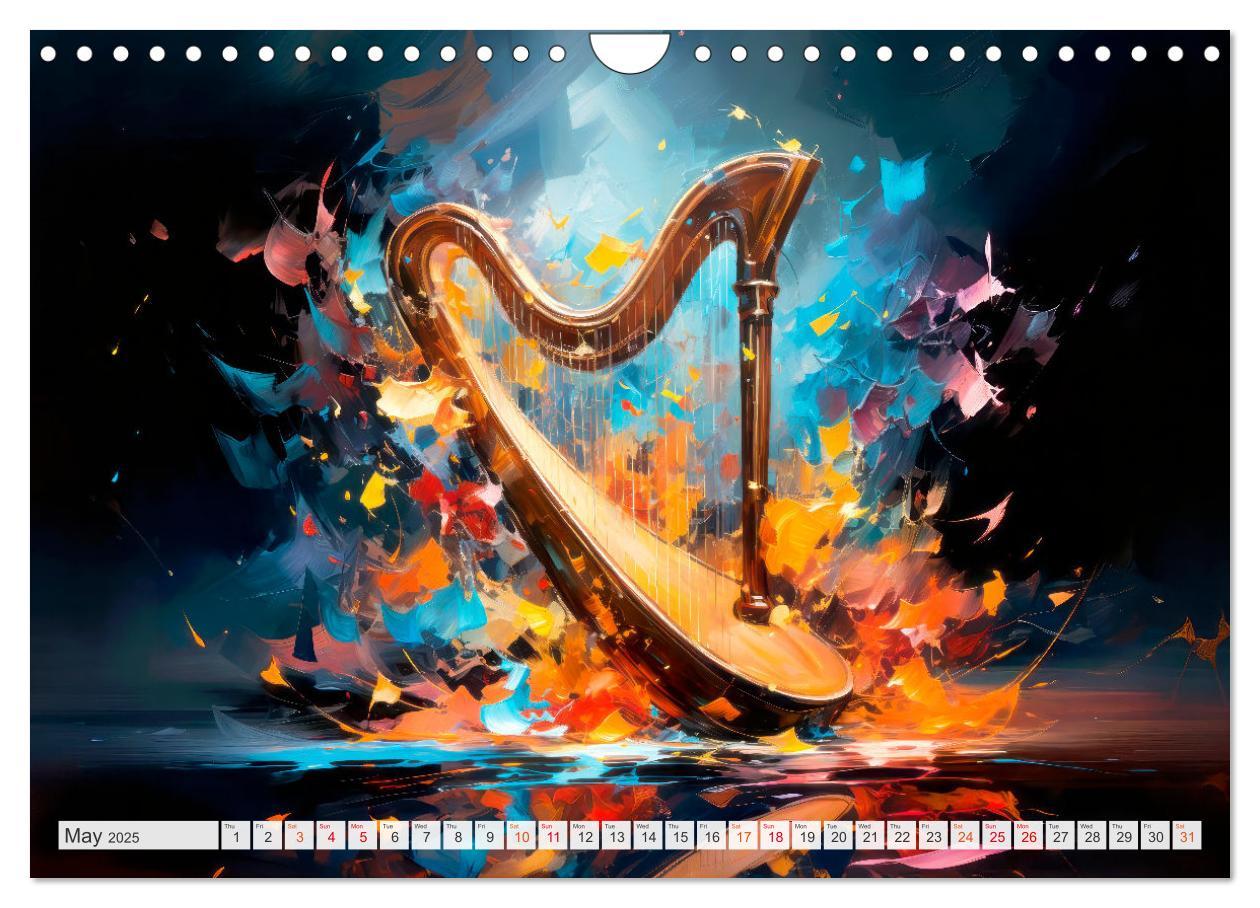 Bild: 9781325999873 | Musical Instruments CHARMING MODERN PRESENTATION (Wall Calendar...