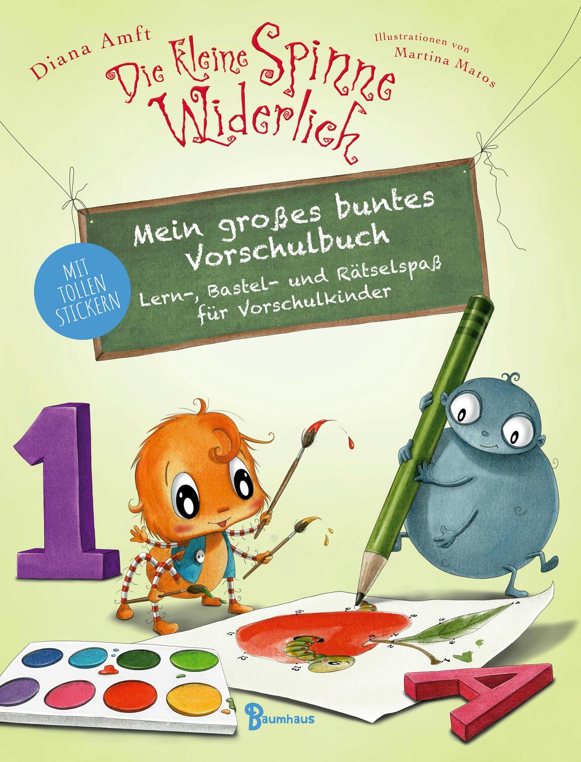 Cover: 9783833907609 | Die kleine Spinne Widerlich - Mein großes buntes Vorschulbuch | Amft