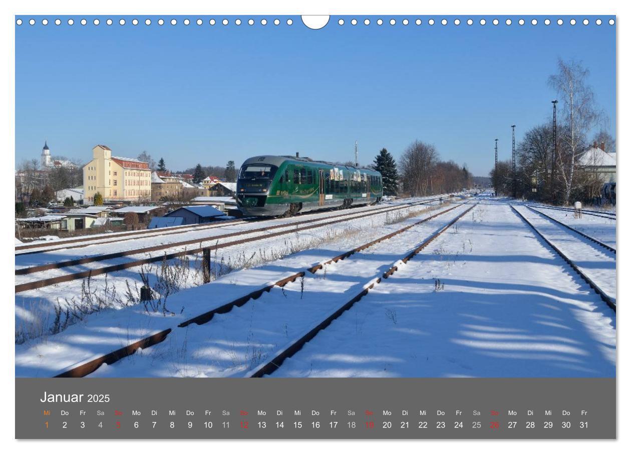 Bild: 9783435647705 | Eisenbahn Kalender 2025 - Oberlausitz und Nachbarländer...