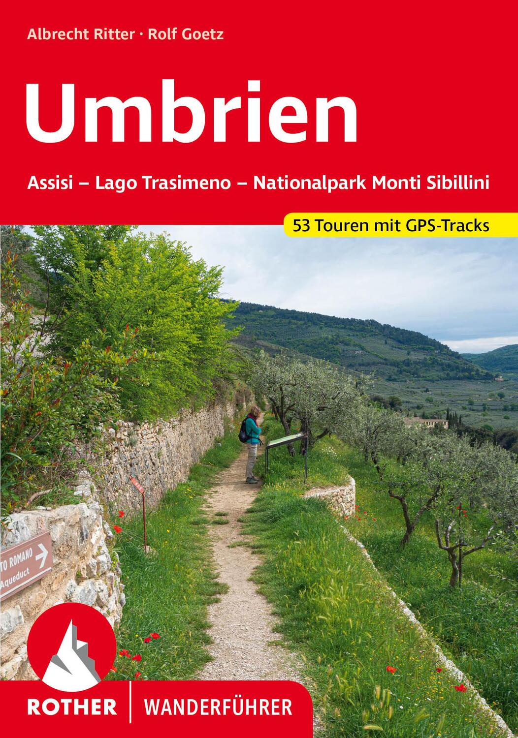 Cover: 9783763343249 | Umbrien | Rolf Goetz (u. a.) | Taschenbuch | Rother Wanderführer