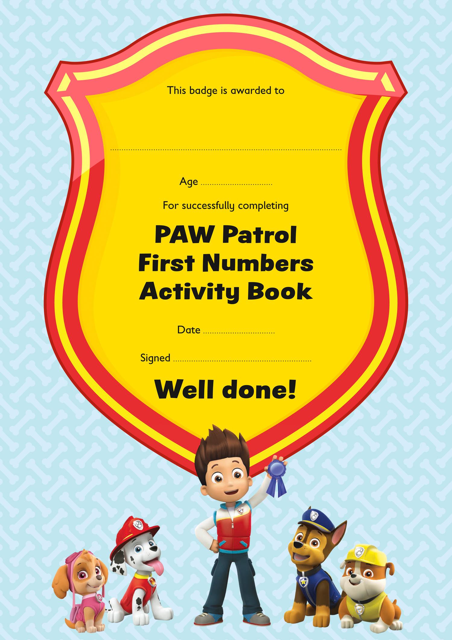 Bild: 9780008461508 | PAW Patrol First Numbers Activity Book | Get Set for School! | Buch