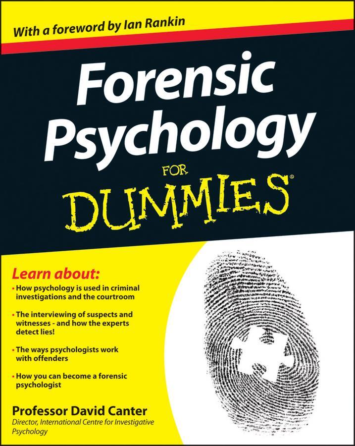 Cover: 9781119976240 | Forensic Psychology For Dummies | David V. Canter | Taschenbuch | 2012