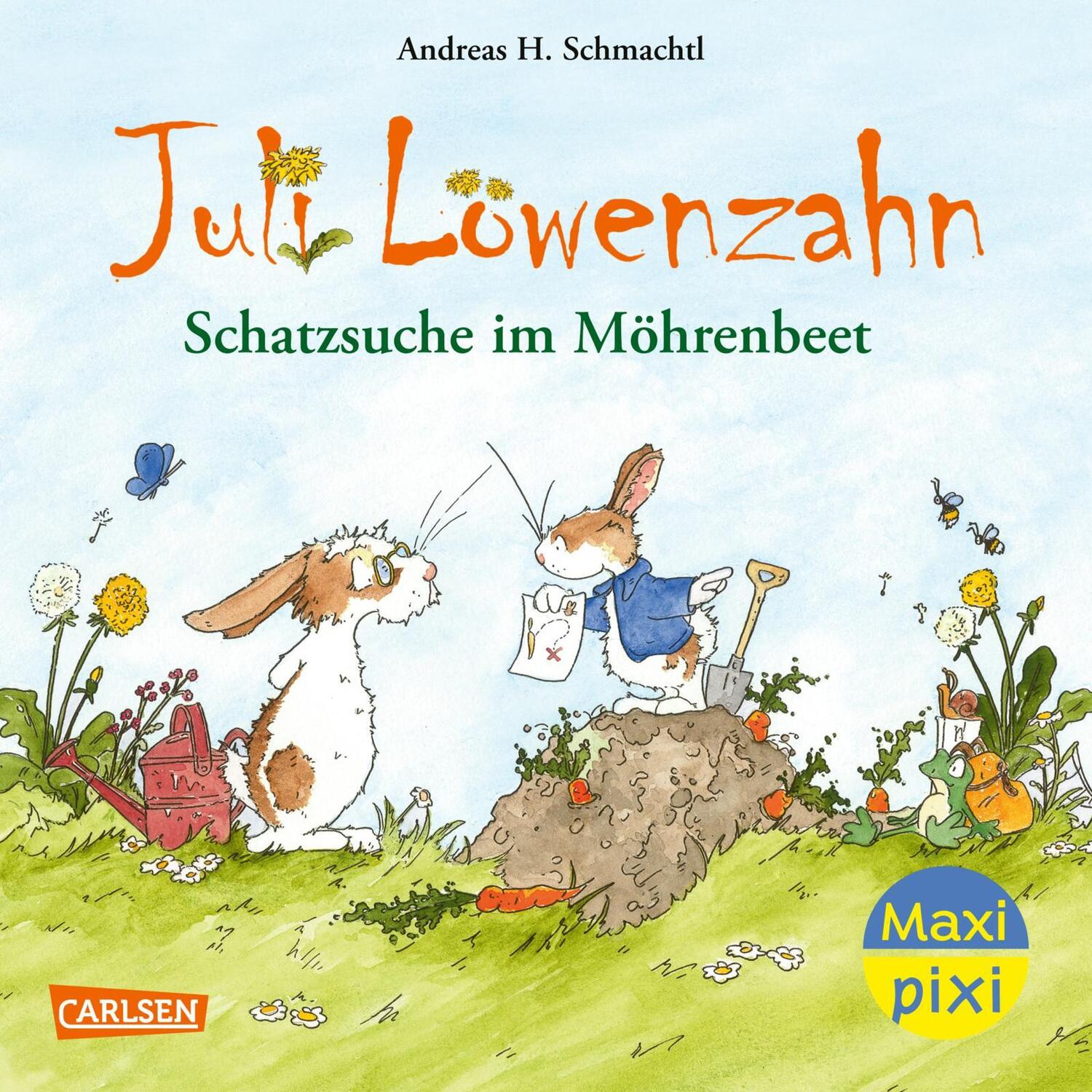 Cover: 9783551059840 | Maxi Pixi 435: VE 5: Juli Löwenzahn: Schatzsuche im Möhrenbeet (5...