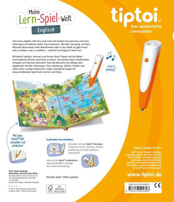 Bild: 9783473492893 | tiptoi® Meine Lern-Spiel-Welt: Englisch | Helen Seeberg | Buch | 16 S.