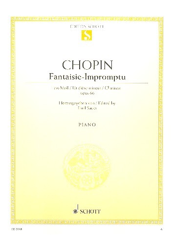 Cover: 9790001085755 | Fantaisie-Impromptu cis-Moll | Frédéric Chopin | Buch | 12 S. | 1984