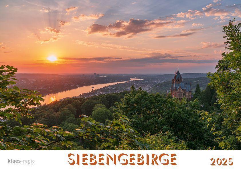 Cover: 9783965352100 | Siebengebirge 2025 Bildkalender A4 quer, spiralgebunden | Holger Klaes