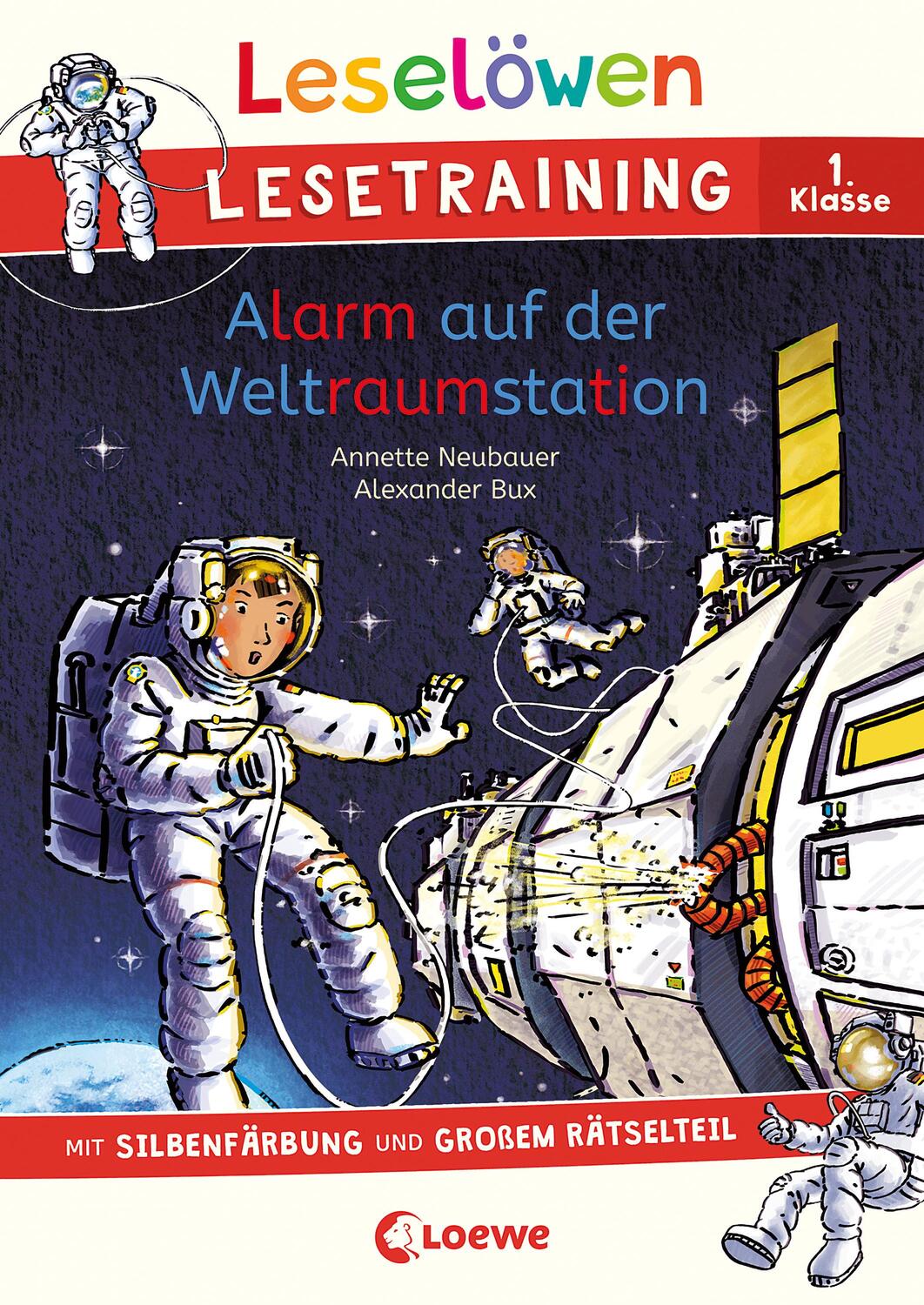 Cover: 9783743215306 | Leselöwen Lesetraining 1. Klasse - Alarm auf der Weltraumstation