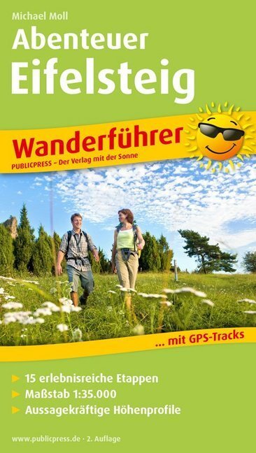 Cover: 9783747308370 | PublicPress Wanderführer Abenteuer Eifelsteig | Michael Moll | Buch