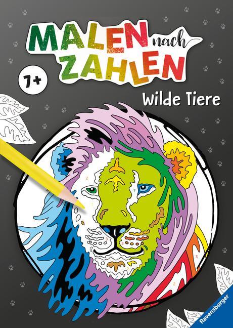 Cover: 9783473417124 | Malen nach Zahlen ab 7: Wilde Tiere | Taschenbuch | 24 S. | Deutsch